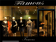 Tablet Screenshot of famous-boutique.de